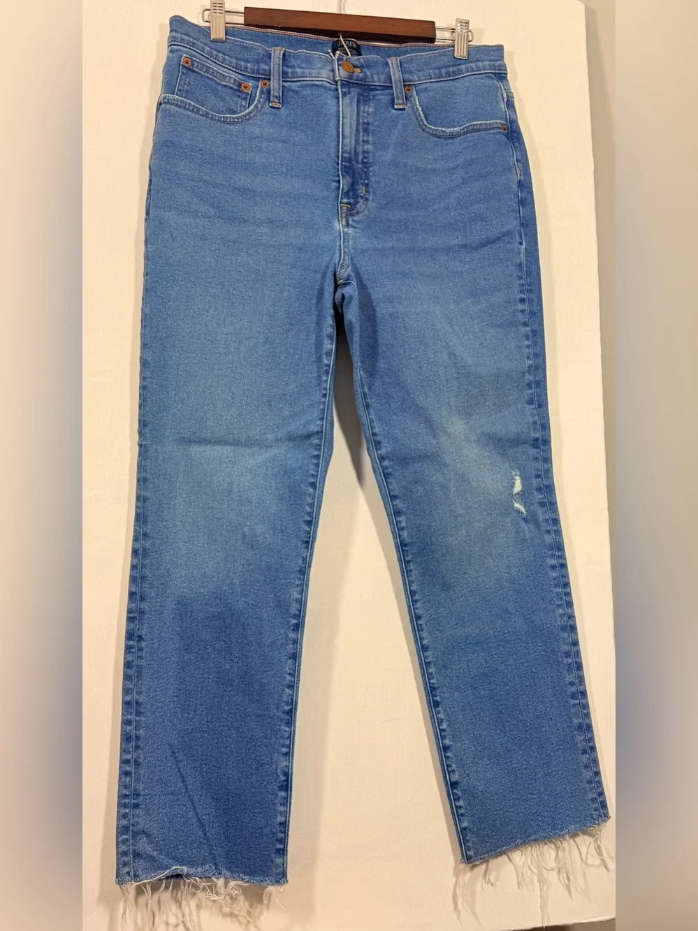 J. Crew Essential Light Blue Straight-Leg Women's Jeans